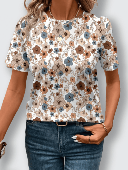 Bett – Smickrande och följsam t-shirt med lätt stretch - Véloria Studios