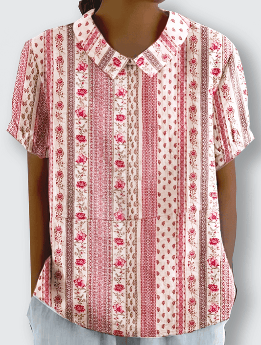 Clara - Elegant och mjukt damshirt med tidlös design - Véloria Studios