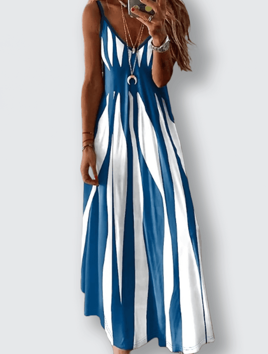 Emma - Färgstark och bekväm klänning med lätt stretch - Véloria Studios