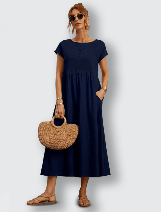 Louise - Naturlig elegans och komfort – Linen & Cotton - Véloria Studios