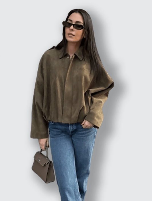 The Olive Luxe Bomber - YourFashions