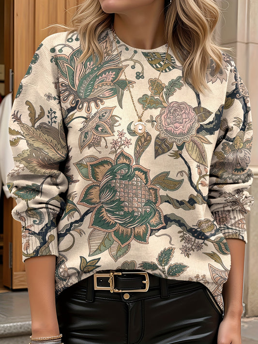 Lavinia – Stilren och mjuk tröja med elegant mönster