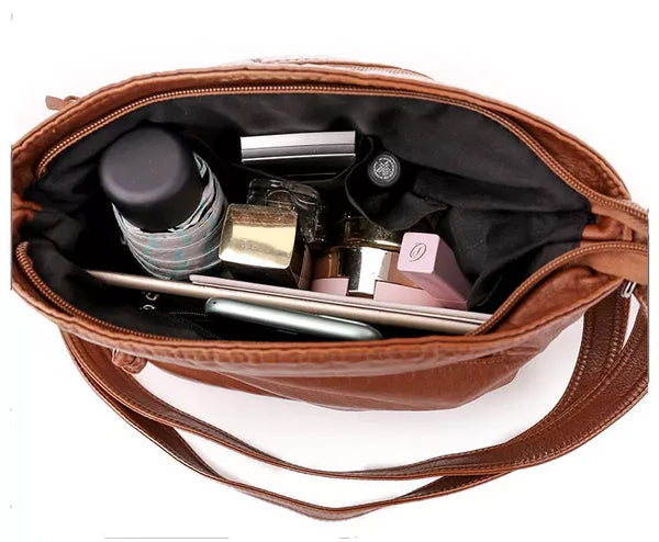 Norina – Stilren axelväska med vintagekänsla