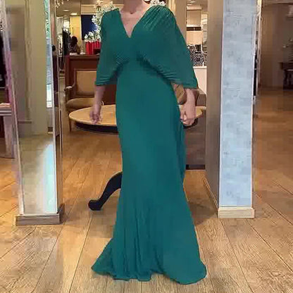 Isola – Lång klänning med tidlös vintagekänsla