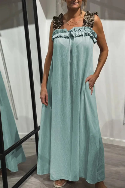 Helen – Djärv och elegant leopardmönstrad klänning
