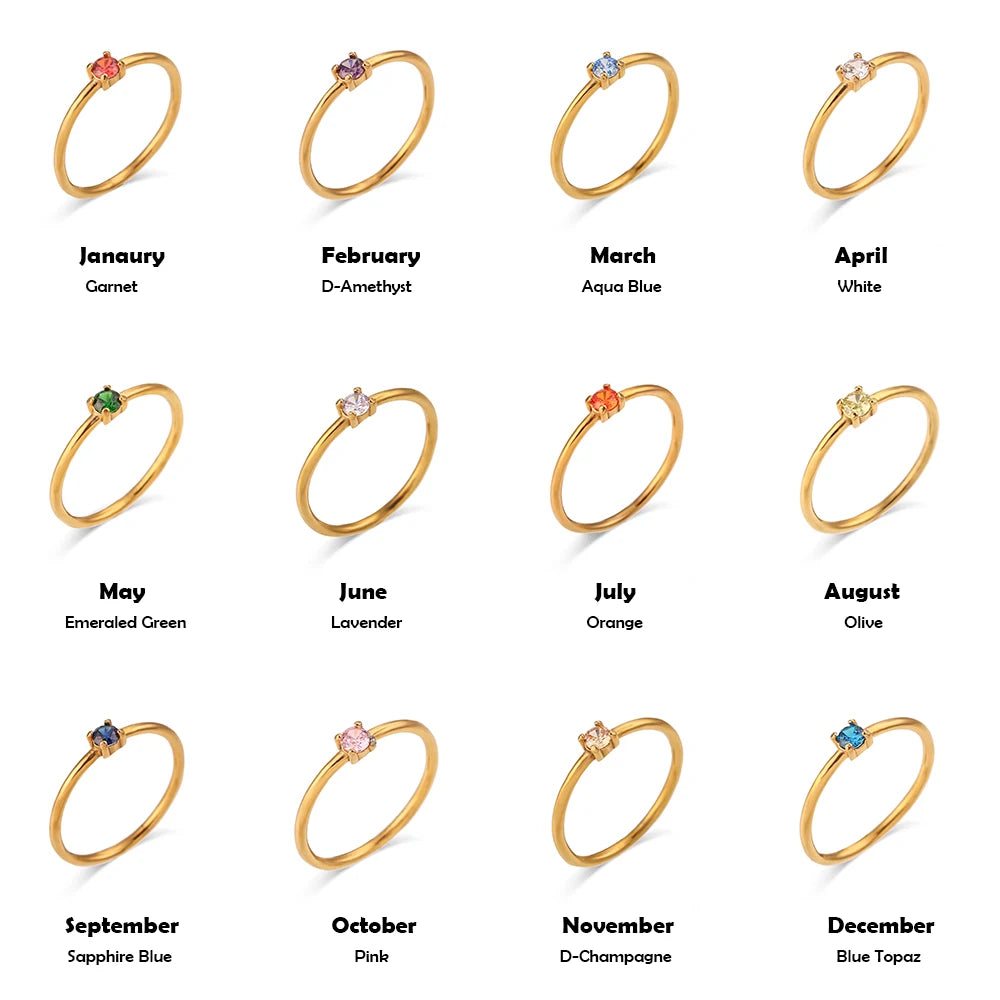 Födelsesten Guldringar