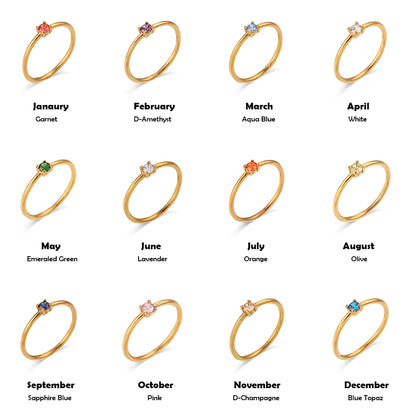 Födelsesten Guldringar