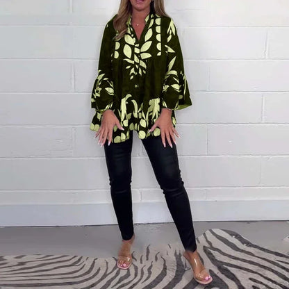 Ingalisa – Elegant randig blus med tidlös charm