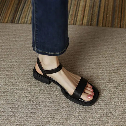 Amely Läder Sandaler – En tidlös känsla av frihet - Véloria Studios