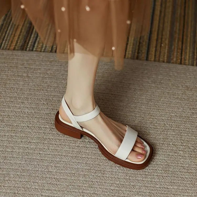 Amely Läder Sandaler – En tidlös känsla av frihet - Véloria Studios