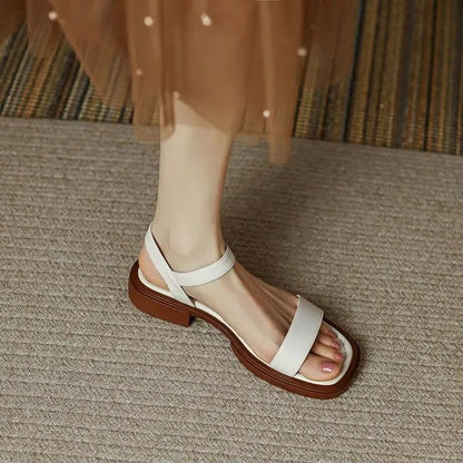 Amely Läder Sandaler – En tidlös känsla av frihet - Véloria Studios