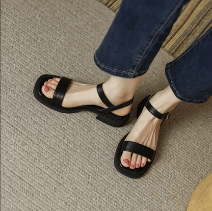 Amely Läder Sandaler – En tidlös känsla av frihet - Véloria Studios