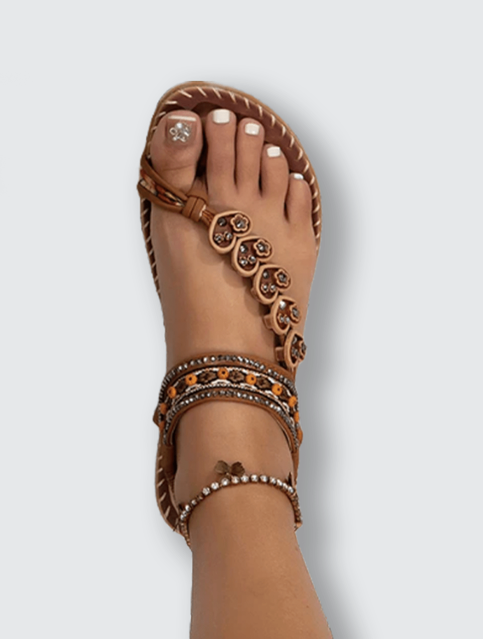 Amie - Ortopediska sandaler i Ibiza - stil - Véloria Studios