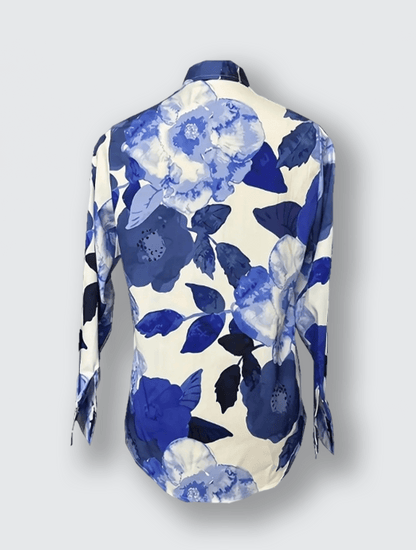 Blomming Blus med Krage for Dam - YourFashions