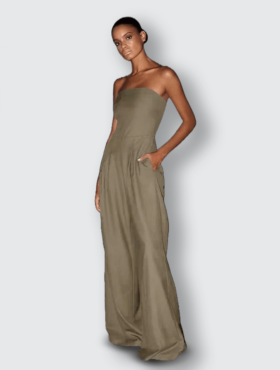 Elegant Axelbandslös Byxdress - YourFashions