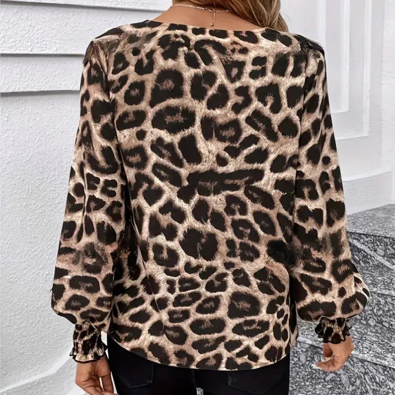 Elegante Blouse met luipaardprint - YourFashions