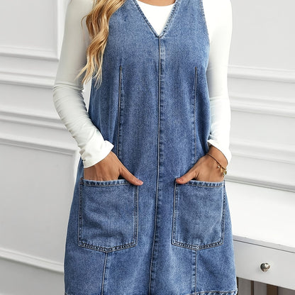 Emelie – Elegant ärmlös klänning för vår och sommar - Véloria Studios