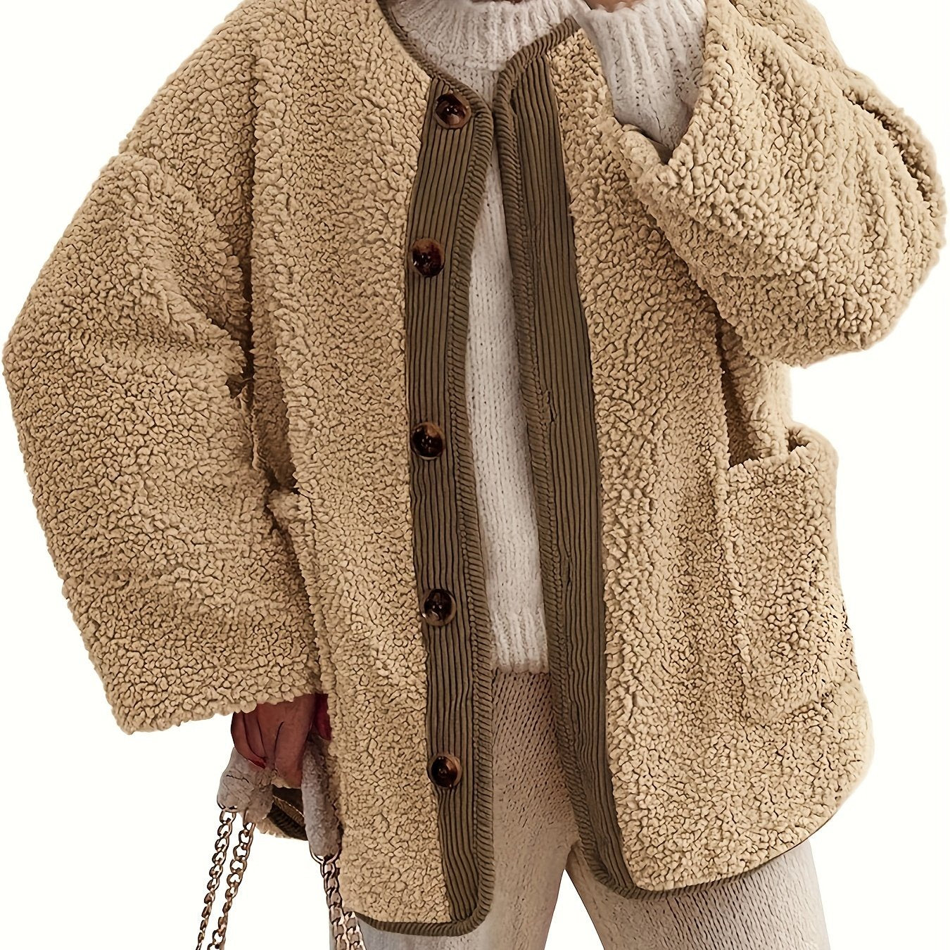 Ullrika – Elegant stickad topp med fickor