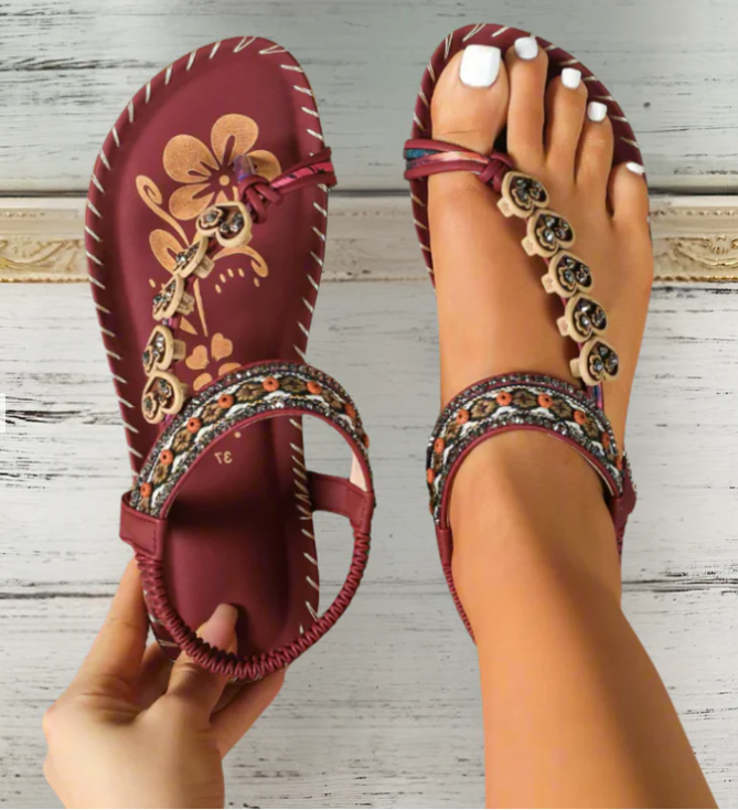 Amie - Ortopediska sandaler i Ibiza-stil