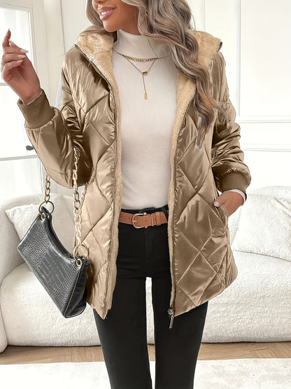 Silje – Den quiltade midiklänningen för elegans i vardagen - Véloria Studios