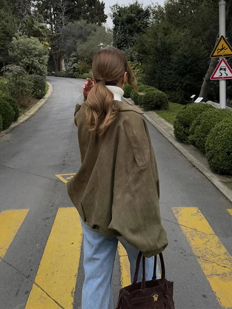 The Olive Luxe Bomber - YourFashions