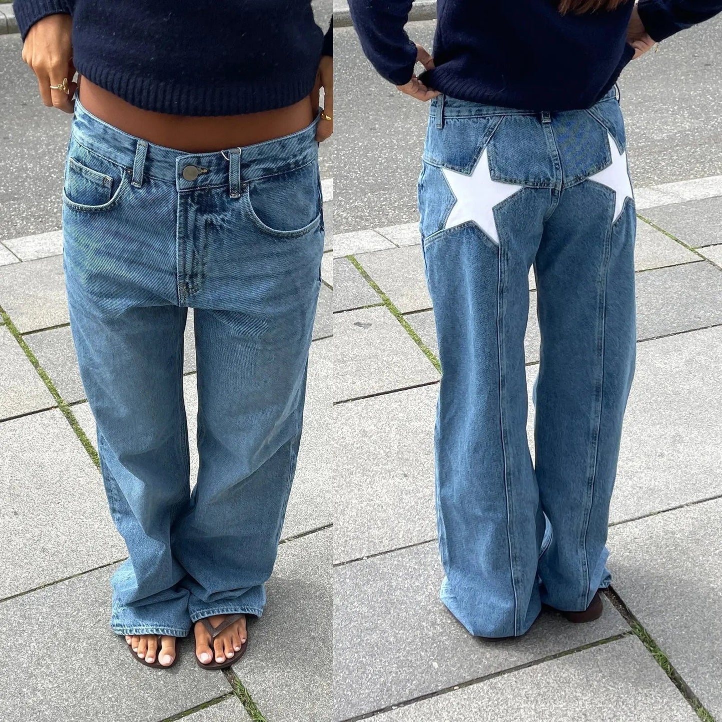 Vintage Star Denim Jeans - YourFashions