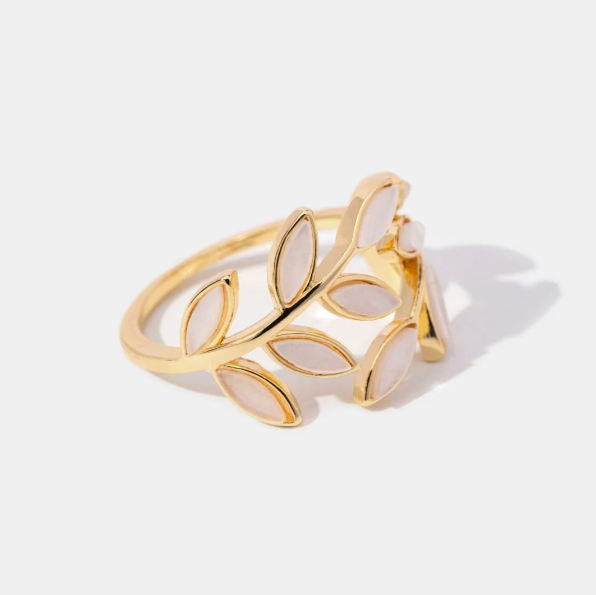 Serene – Guldblad Ring
